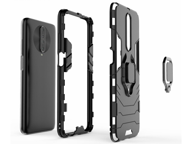 Alogy Etui na telefon Stand Ring Armor do Xiaomi Poco X2 czarne