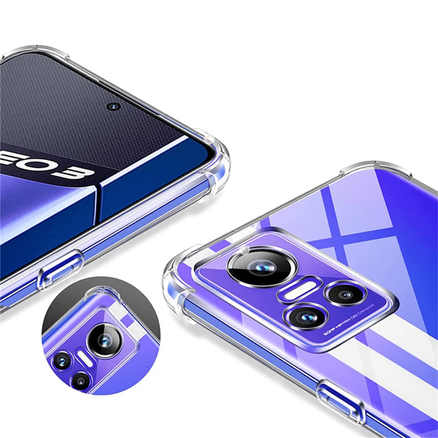 Alogy Etui na telefon pancerne ShockProof Case do Realme GT Neo 3 Global Przezroczyste