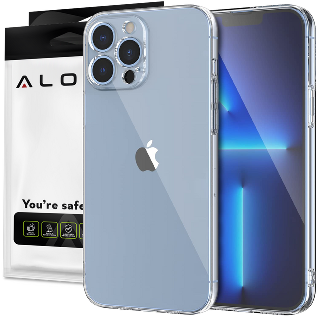 Alogy Etui na telefon ochronne obudowa Hybrid Case do Apple iPhone 12 Pro Max Przezroczyste