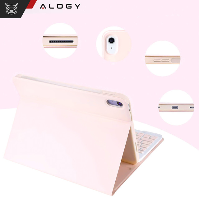 Alogy 2w1 Ładowarka indukcyjna Qi do iPhone + AirPods 15W Szara