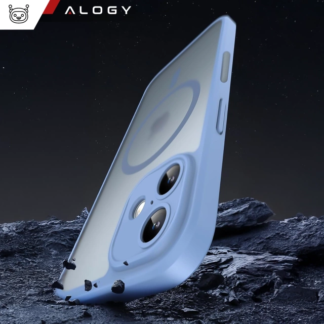3w1 Zestaw Etui Hybrydowe + Szkło hartowane do Apple iPhone 16 obudowa ochronna Hybrydowe MagSafe z ochroną obiektywu case na telefon Alogy 3in1 Case Pack Sky Blue Niebieskie