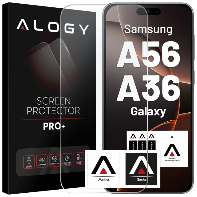 Szkło hartowane do Samsung Galaxy A56/A36 ochronne szkiełko na ekran 9H Alogy Heavy Pro+™️