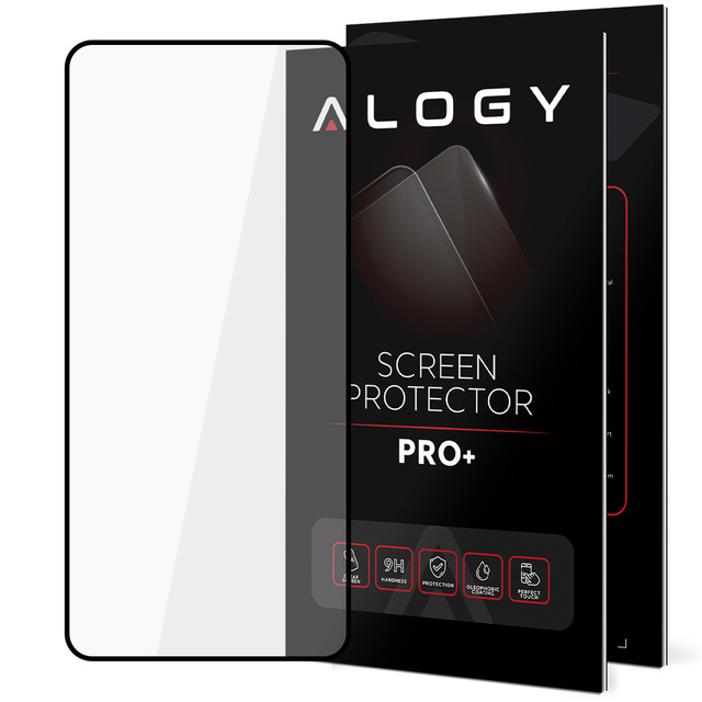 Alogy Full Glue case friendly Szkło hartowane do etui do Samsung Galaxy S21 Czarne