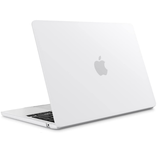 Alogy Etui Hard Case do Apple Macbook Air 13 2022 M2 Matowy Biały