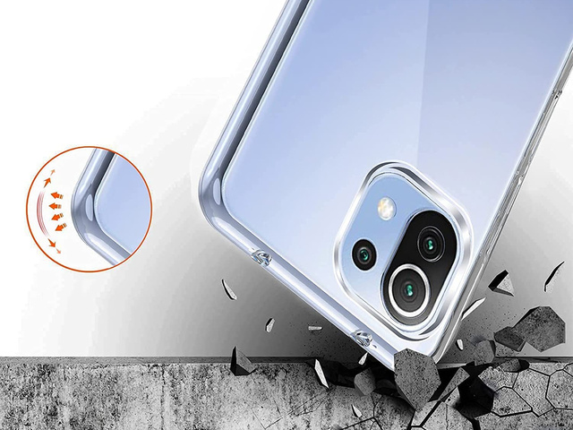 Etui na telefon Alogy silikonowe do Xiaomi Mi 11 Lite silikonowe przezroczyste