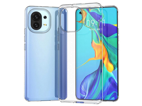 Etui na telefon silikonowe do Xiaomi Mi 11 silikonowe przezroczyste