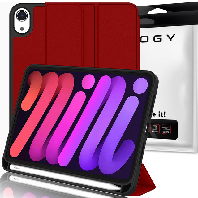Alogy Etui na tablet Smart Pencil Case do Apple iPad Mini 6 2021 Czerwone