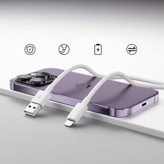 Alogy Kabel przewód 1m Fast Charge Cable USB do Lightning do ładowania 20W biały 