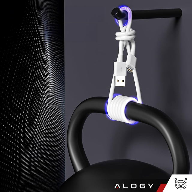 Alogy Kabel przewód 1m Fast Charge Cable USB do Lightning do ładowania 20W biały 