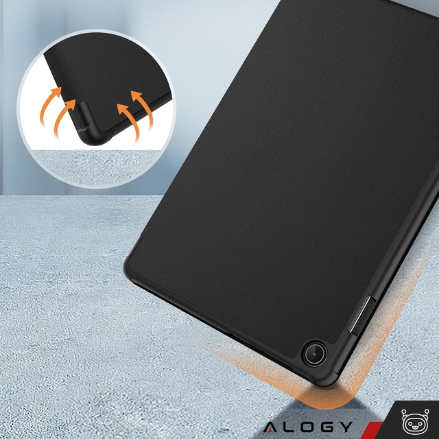 Alogy Etui na tablet do Lenovo Tab M10 3gen 3 gen 10.1” 2022 TB-328FU TB-328XU Book Cover Case Czarne