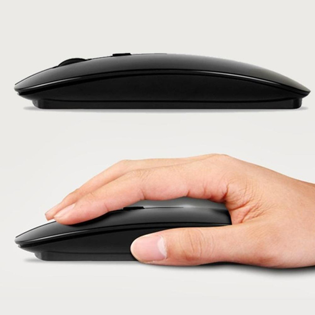 Myszka bezprzewodowa Alogy Mouse do laptopa tabletu Czarna