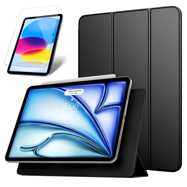 Etui magnetyczne 360 do Apple iPad 10.9" gen 10 Alogy Magnetic 360 Case obudowa ochronna na tablet Czarne