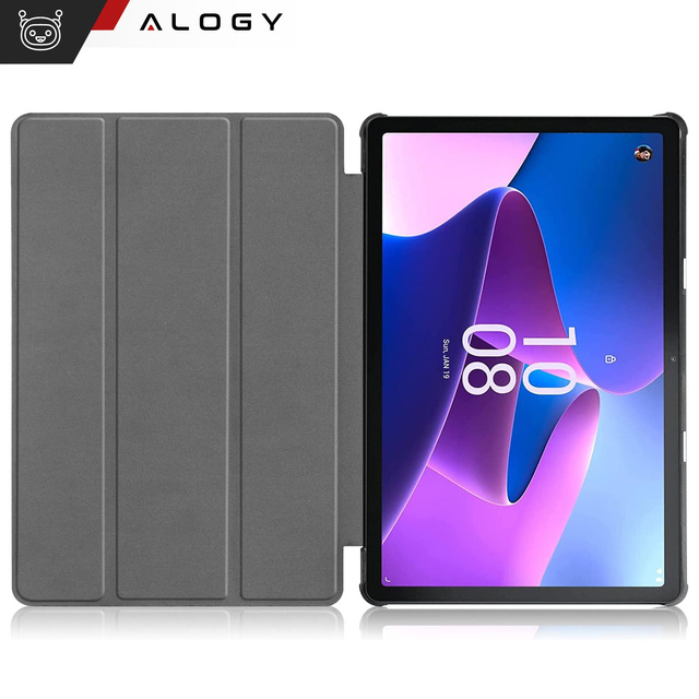 Alogy Etui na tablet do Lenovo Tab M10 3gen 3 gen 10.1” 2022 TB-328FU TB-328XU Book Cover Case Czarne