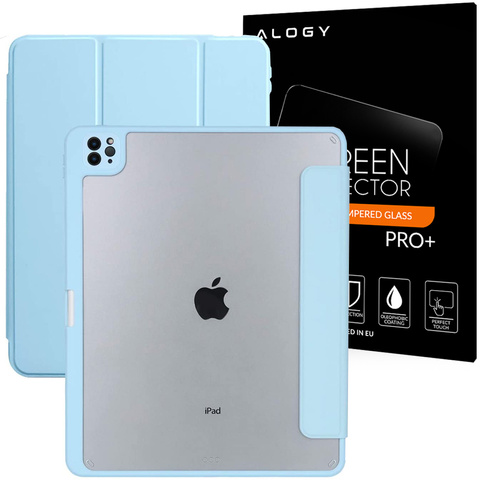 Alogy Magnetic Case Etui magnetyczne 2w1 do Apple iPad Air 4 2020 Niebieskie