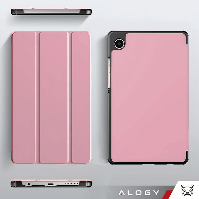 Etui do Samsung Galaxy Tab A9 2023 8.7" X110 / X115 obudowa na tablet Case Alogy Book Cover Różowy