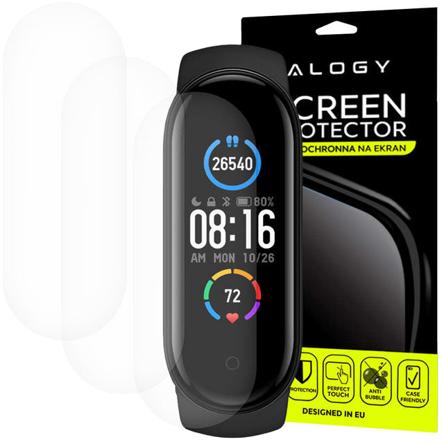 Alogy Folia hydrożelowa x3 Hydrogel do Xiaomi Mi Band 5