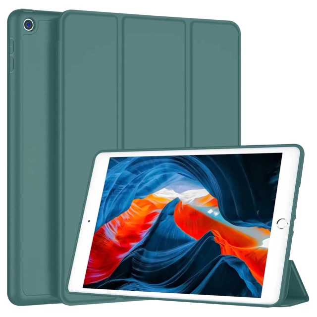 Alogy Etui na tablet Cheap Book Cover TPU + Pencil Space do Apple iPad 10.2 7/8/9Gen 2019/2020/2021 Zielone