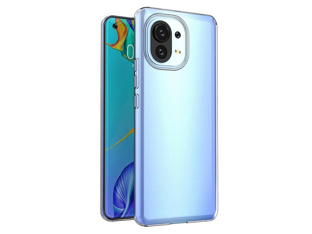 Etui na telefon silikonowe do Xiaomi Mi 11 silikonowe przezroczyste