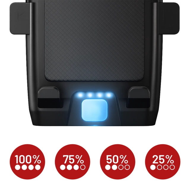Alogy 4w1 Uchwyt rowerowy na telefon + lampka przednia + dzwonek na rower + Powerbank 3000mAh Bicycle Front Light
