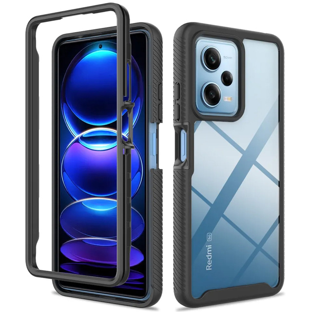 Alogy Etui pancerne Defense360 Pro + Screen Protector do Xiaomi Redmi Note 12 Pro / Poco X5 Pro Black