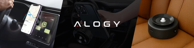 Uchwyt samochodowy magnetyczny do MagSafe Alogy MagMount™ Pro na deskę rozdzielczą kokpit pierścień Czarny