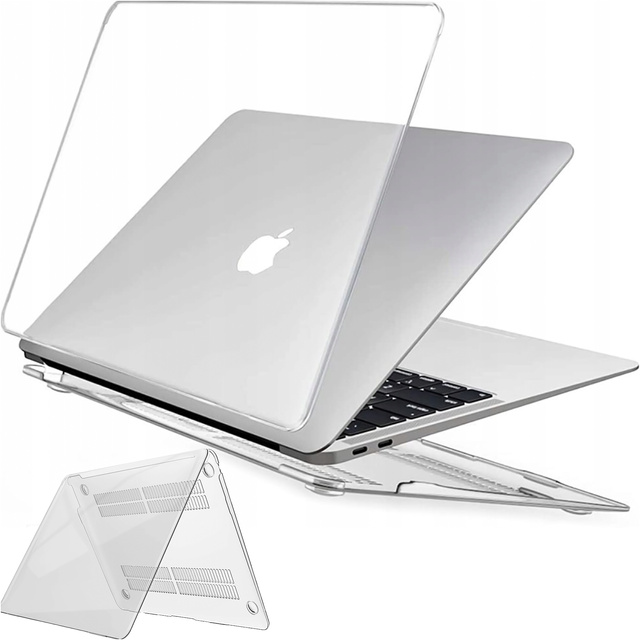 Alogy Hard Case Etui do Apple MacBook Air 13 2021 2020 M1 2019 2018 A2337 A2179 A1932 Przezroczyste