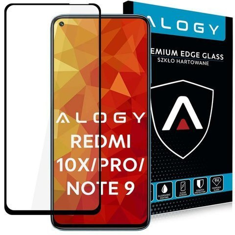 Alogy Szkło na telefon CF Full Glue do Xiaomi Redmi 10X/ 10X Pro/ Note 9
