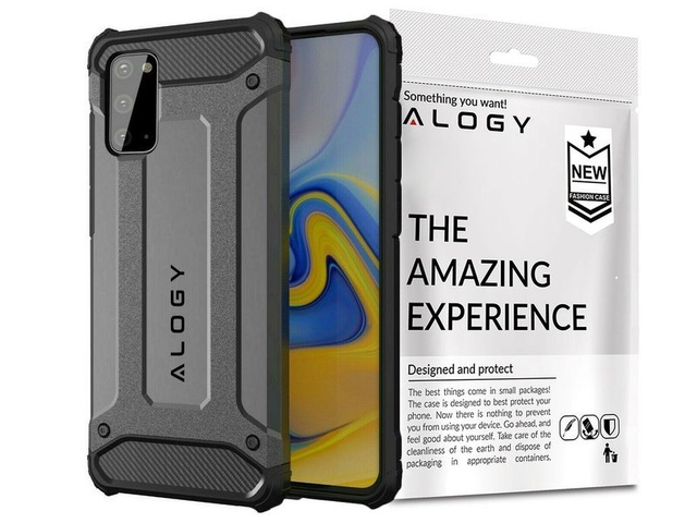 Etui na telefon Alogy Hard Armor do Samsung Galaxy S20 szare