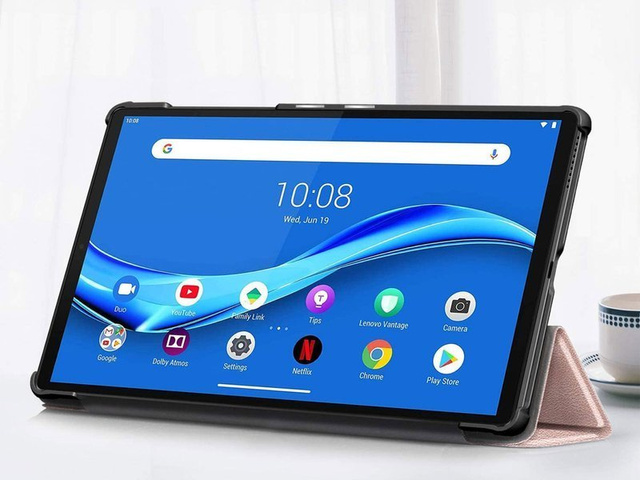 Alogy Etui na tablet Book Cover do Lenovo M10 Plus 10.3 TB-X606 Różowy