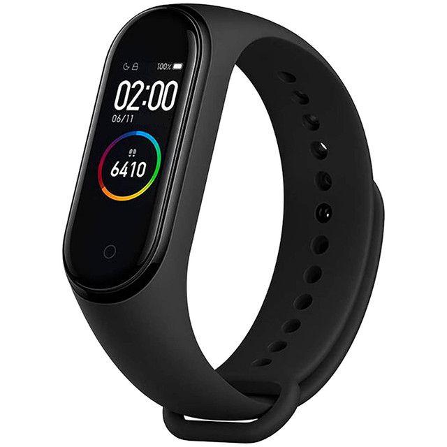 Alogy Soft Band Opaska pasek silikonowy do Xiaomi Mi Band 5 / 6 / 6 NFC / 7 Czarna