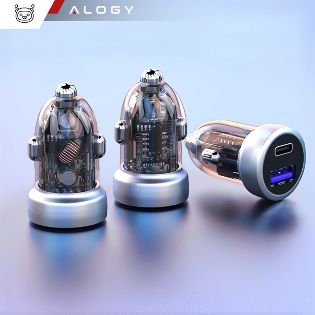 Ładowarka samochodowa Szybkie ładowanie QC3.0 PowerDelivery PD Alogy Car Charger 33W USB USB-C
