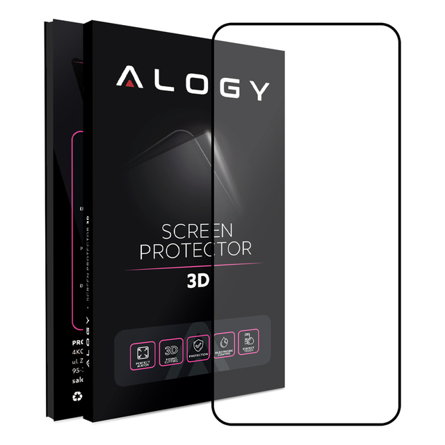 Alogy Szkło na ekran Full Glue case friendly do Samsung Galaxy S22 Czarne