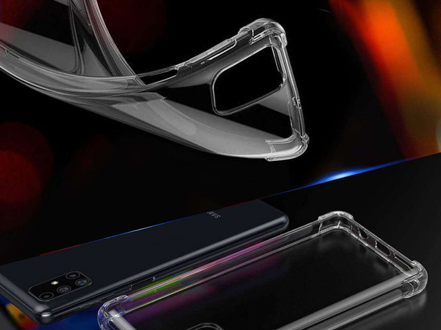 Alogy Etui na telefon pancerne ShockProof do Samsung Galaxy M51 przezroczyste