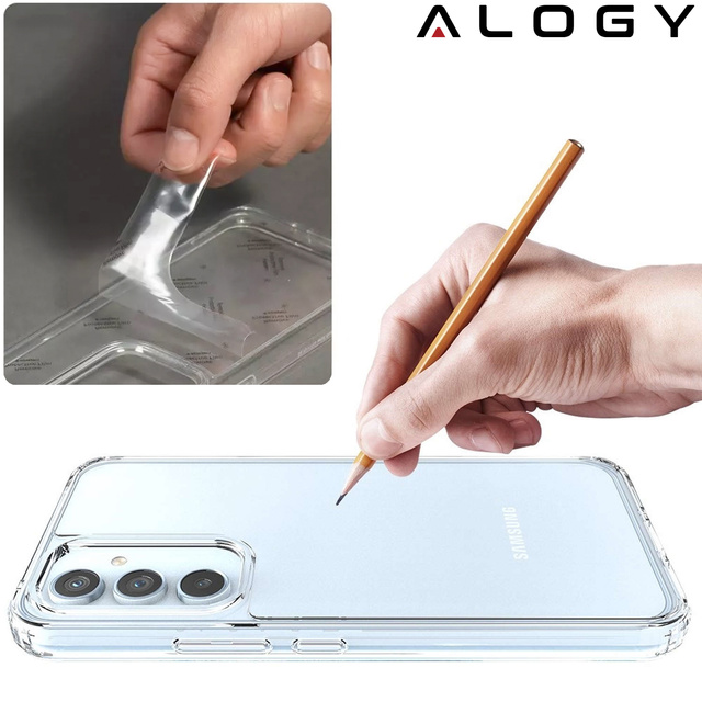 Alogy Etui ochronne obudowa Hybrid Clear Case do Samsung Galaxy A54 5G Przezroczyste