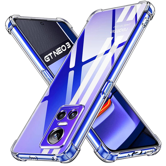 Alogy Etui na telefon pancerne ShockProof Case do Realme GT Neo 3 Global Przezroczyste