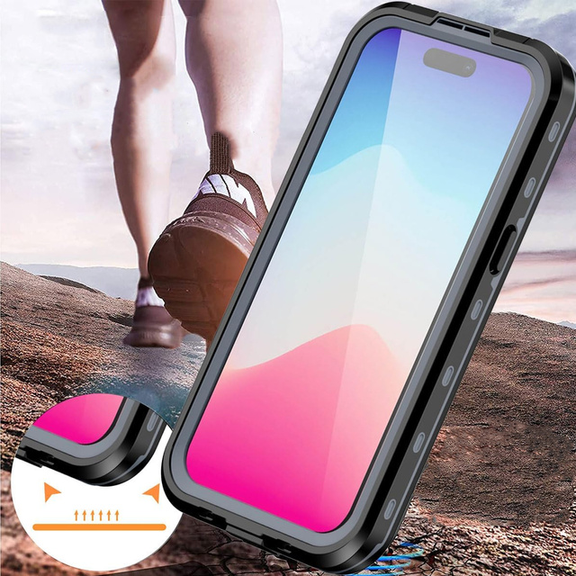 Etui do Samsung Galaxy S24 pancerne obudowa + folia na ekran hydrożelowa Case 360 Defense Pro Alogy czarne