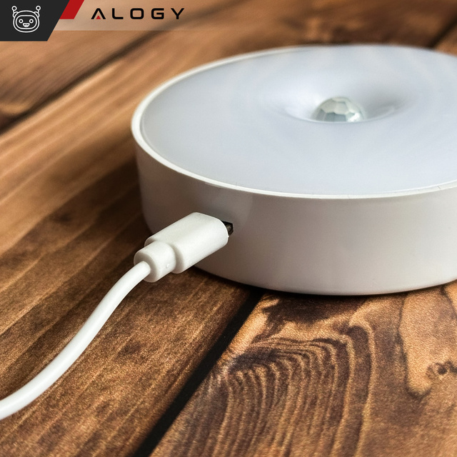 2x Alogy Lampka LED z czujnikiem ruchu Sensor Light Bezprzewodowa lampa nocna oświetlenie meblowe Światło ciepłe