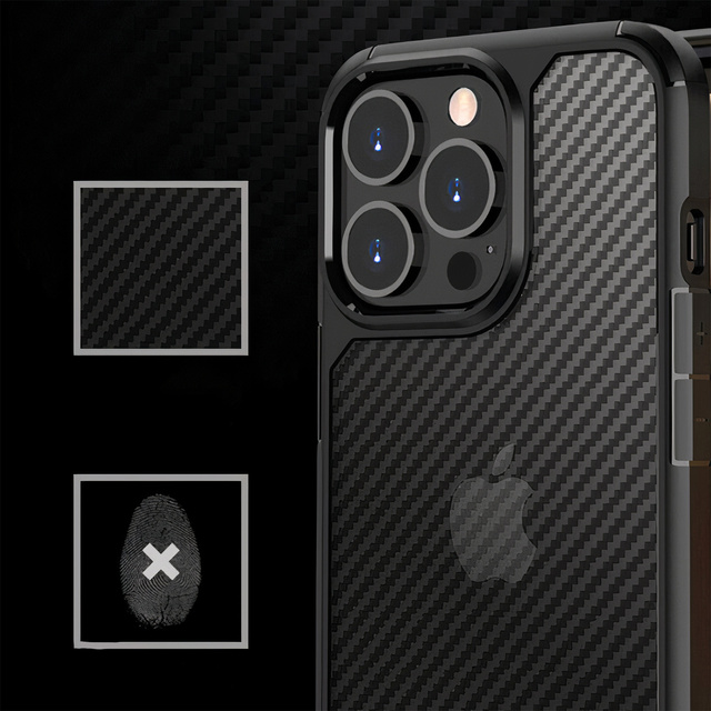 Alogy Etui ochronne na telefon Alogy Techsuit CarbonFuse obudowa do Apple iPhone 14 Pro Max Black
