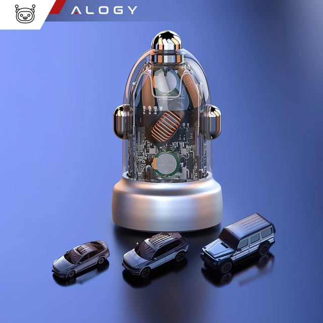 Ładowarka samochodowa Szybkie ładowanie QC3.0 PowerDelivery PD Alogy Car Charger 33W USB USB-C