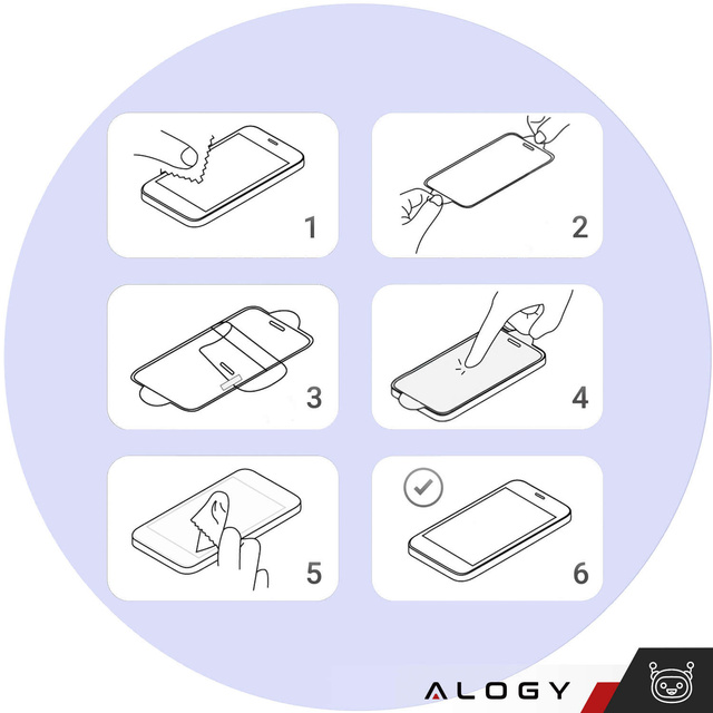 Alogy Screen Protector Pro+ 9H 2x Szkło hartowane do Samsung Galaxy S24+ Plus na ekran [2szt.]