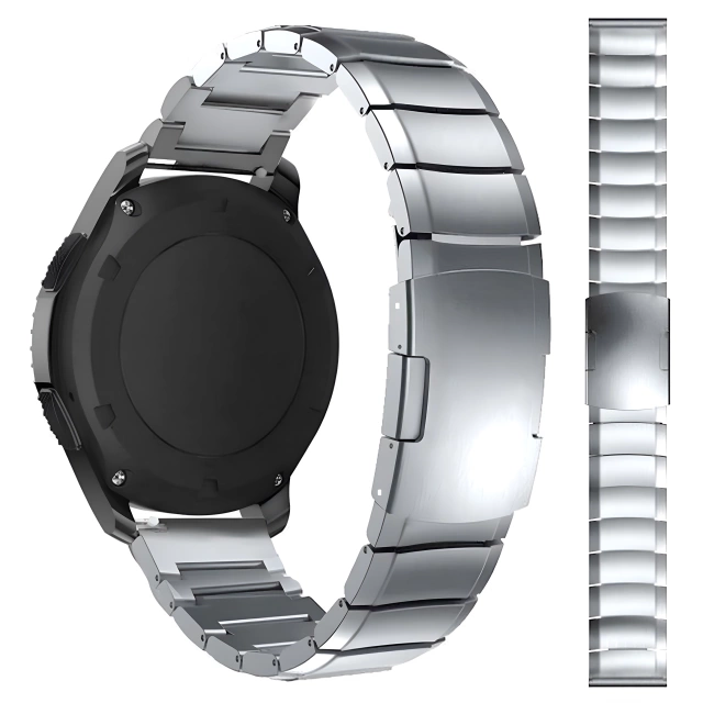 Alogy Bransoleta Steel Simple pasek stal nierdzewna do smartwatcha 20mm Srebrna