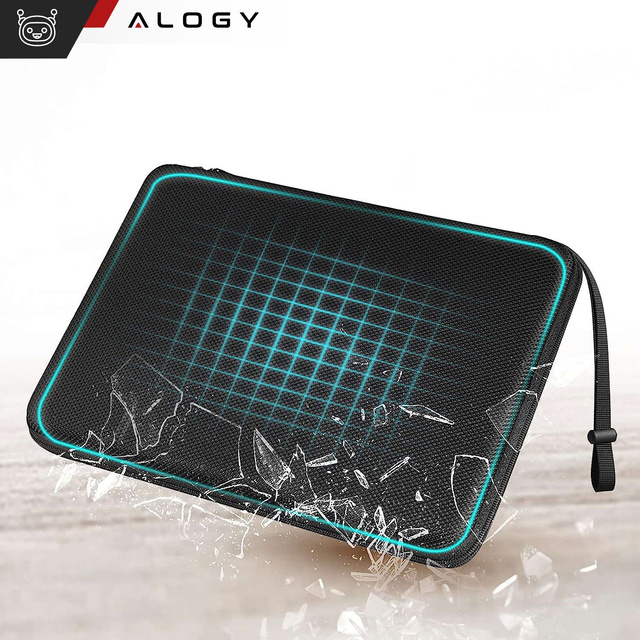 Alogy Hard Foam Bag Torba na laptopa, MacBooka Air Pro 13.3" etui ochronne do laptopów 13-14" Czarna