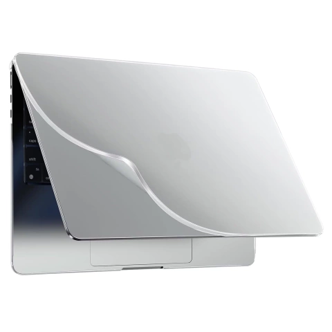 Etui ochronne do Apple Macbook Pro 14 - M1/M2/M3/M4 2021-2024 Alogy AirGuard™ Elastyczna obudowa bez odcisków palców Matowa Przezroczysta Biel