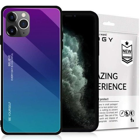 Etui na telefon Alogy Aurora do iPhone 11 Pro Max fioletowo-niebieskie 03