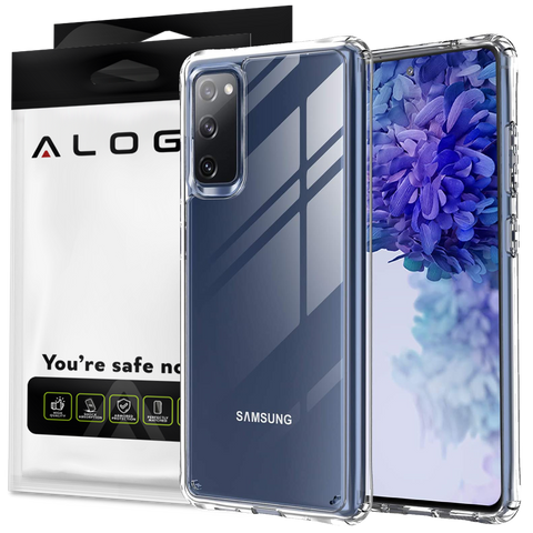 Alogy Etui ochronne obudowa Hybrid Clear Case do Samsung Galaxy S20 FE / S20 FE 5G Przezroczyste