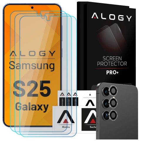 3x Szkło hartowane na ekran 9h + Szkło na obiektyw  Alogy Glass Pack do Apple iPhone 14 Pro