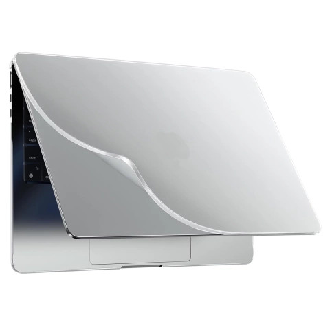 Etui ochronne do Apple Macbook Air 15 M2/M3/M4 2023/2024/2025 Alogy AirGuard™ Elastyczna obudowa Matowa Przezroczysta Biel