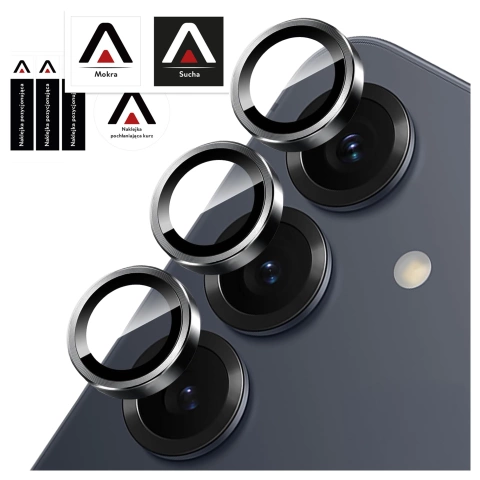 Alogy Lens Protector PRO+ Szkło do Samsung Galaxy S25 osłona na aparat obiektyw nakładka ochronna