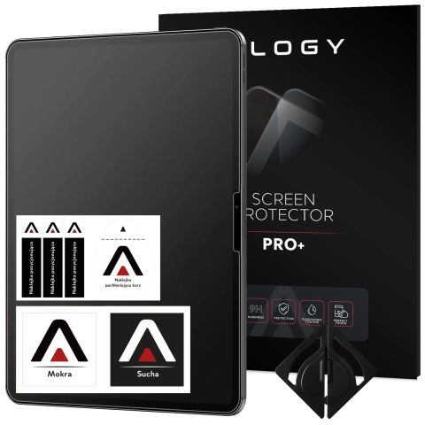 Matowe Szkło hartowane do Apple iPad Pro 11" 2024 Alogy Matte Paper-Like Screen Protector z zestawem montażowym