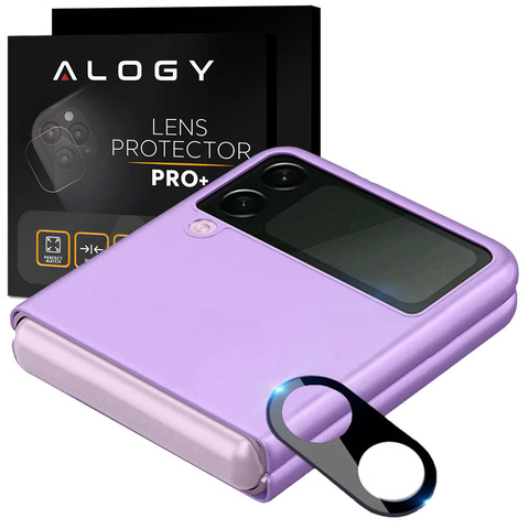 Alogy Lens Protector PRO+ Metalowa osłonka aparatu na obiektyw do Samsung Galaxy Z Flip 3 czarna